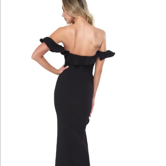 Likely, Miller Gown (Black, Size 4) - Picture 3 of 14
